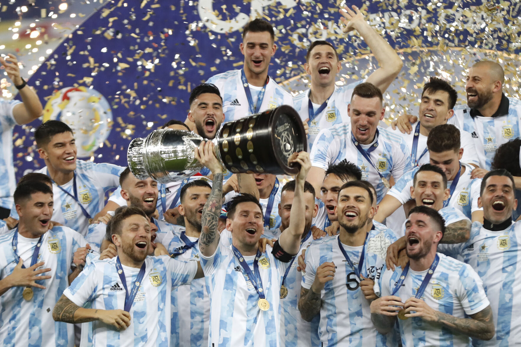 APTOPIX Brazil Argentina Copa America Soccer
